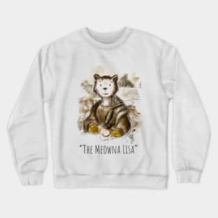 Renaissance Meowna Lisa Crewneck Sweatshirt